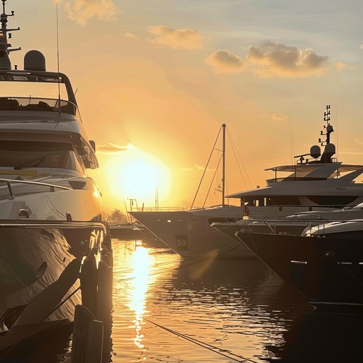 Houston marina at sunset - Fine Finish mobile detailing service area